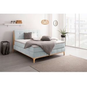 OTTO products Boxspringbett »Jelle«, (5 St.), zertifizierte, recycelte Bezugsstoffe, verschiedene Ausführungen