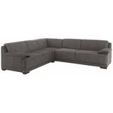 Home affaire Ecksofa "Telos L-Form", mit Boxspring-Federung und in 3 Qualitäten