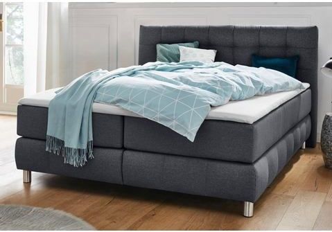 andas Boxspringbett "Salo", incl. Topper, 6 Breiten, 2 Härtegrade, TFK auch in Härtegrad 4