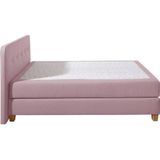 Home affaire Boxspringbett "Fargo", in Überlänge 220 cm, mit Topper, 3 Ausführungen, 4, Breiten