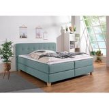Home affaire Boxspringbett "Fargo", in Überlänge 220 cm, mit Topper, 3 Ausführungen, 4, Breiten
