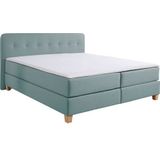 Home affaire Boxspringbett "Fargo", in Überlänge 220 cm, mit Topper, 3 Ausführungen, 4, Breiten