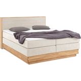 Home affaire Boxspringbett Cavan, Eiche, inkl. Bettkasten & Topper, verschiedene Härtegrade