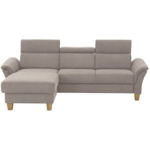 Home affaire Ecksofa »Conville L-Form«, Federkern, wahlweise mit Bettfunktion und Bettkasten bzw. Stauraum