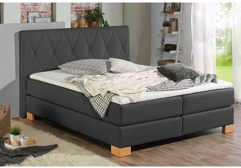 Home affaire Boxspringbett "Merino", incl. Kaltschaumtopper, 5, Breiten, 2 Härtegrade, 3 Ausführungen