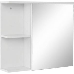 andas Badkamerspiegelkast Stian met spiegeldeur en push-to-openfunctie, breedte 60 cm, hoogte 53 cm