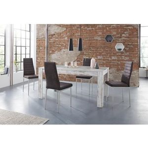 INOSIGN Eethoek Lynn160/Kate Tafel met 4 stoelen (set, 5-delig)