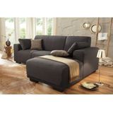 Home affaire Ecksofa "BORNHOLM L-Form mit Recamiere, Maße B/T/H: 234/162/85 cm", Recamiere links oder rechts bestellbar, Wellenfederung, inkl. 2 Kissen
