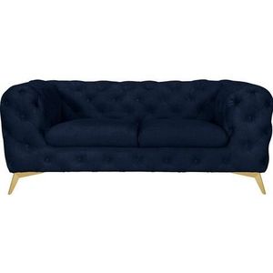 Leonique Chesterfield-bank Glynis luxueuze capitonnage, moderne chesterfield look, kleur van de poten ter keuze