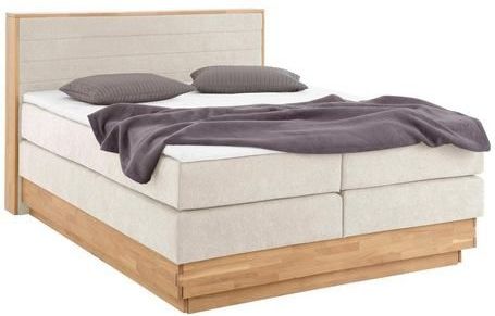 Home affaire Boxspringbett Cavan, Eiche, inkl. Bettkasten & Topper, verschiedene Härtegrade