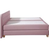 Home affaire Boxspringbett »Fargo«, inkl. Topper, in 3 Matratzenarten, in Samt- oder Strukturstoff