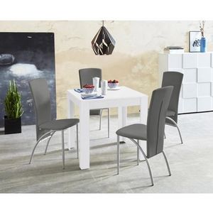 INOSIGN Essgruppe »LynnNico«, (Set, 5 tlg.), Tischbreite 80 cm, Belastbarkeit 120 KG