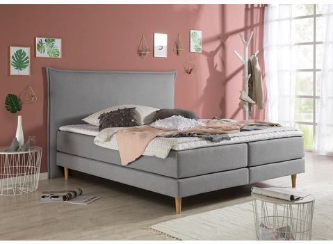 andas Boxspringbett "Kiruna", in 4 Breiten, 3 Matratzenarten, bis zu 3 Härtegrade, incl. Topper