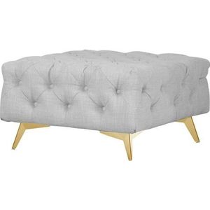 Leonique Polsterhocker »Glynis«, aufwändige Knopfheftung, moderne Chesterfield Optik, Fußfarbe wählbar