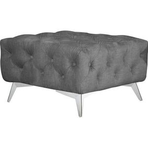 Leonique Hocker Glynis luxueuze capitonnage, moderne chesterfield look, kleur van de poten ter keuze