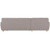 Home affaire Ecksofa "Nika L-Form", Polsterecke, Struktur fein oder Melrose/Struktur, mit Bettfunktion