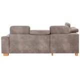 Home affaire Ecksofa "Dundee L-Form", wahlweise mit Kopfteilverstellung und zusätzlich mit Bettfunktion