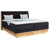 OTTO products Boxspringbett, LED-Beleuchtung, mit zertifizierten, recycelten Bezugsstoffen