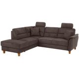 Home affaire Ecksofa Palmera L-Form, Federkern, wahlweise mit Bettfunktion und mit/ohne Stauraum