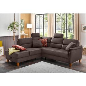 Home affaire Ecksofa »Palmera L-Form«, Federkern, wahlweise mit Bettfunktion und mit/ohne Stauraum
