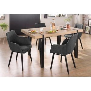 Home affaire Eethoek Sanchez en Bradford met tafel, breedte 150 cm (set, 5-delig)