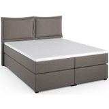 Home affaire Boxspringbett "Lysann", 5fach verstellbares Kopfteil, in 4 Breiten, 3 Matratzenarten