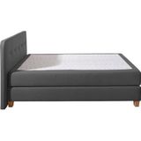 Home affaire Boxspringbett "Fargo", inkl. Topper, in 3 Matratzenarten, in Samt- oder Strukturstoff