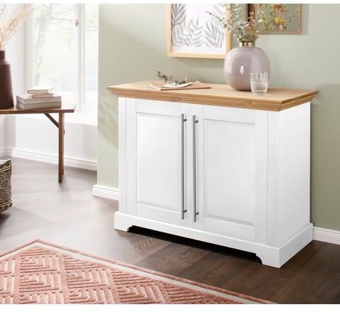 Home affaire Sideboard »Meliss«, Kommode im klassischen Landhausstil, Massivholz, FSC®, Breite 94 cm