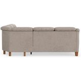 Home affaire Ecksofa "Caldera L-Form", Federkern, wahlweise mit Kopfteilverstellung, Bettfunktion, Bettkasten
