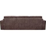 Home affaire Ecksofa "Roma "M" Matratzenhöhe 14 cm, Dauerschlaffunktion, mit Unterfederung,", Liegemaße ca 143x198 cm, L-Form