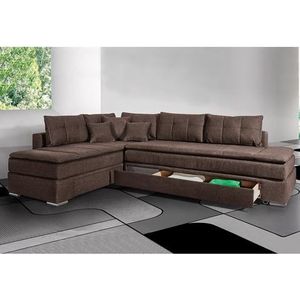 INOSIGN Ecksofa "Night & Day L-Form mit Dauer-Schlaffunktion ohne Armlehnen", mit Boxspring-Bettfunktion 164x200 cm und Bettkasten, Dauerschläfer