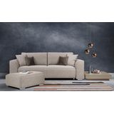 INOSIGN 3-Sitzer Beatrice Schlafsofa, wahlweise auch mit Bettfunktion und Bettkasten, incl. 2 Zierkissen