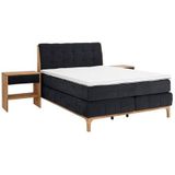 OTTO products Boxspringbett "Jelle", (5 St.), zertifizierte, recycelte Bezugsstoffe, verschiedene Ausführungen