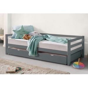Lüttenhütt Slaapbank Alpi met lade van grenenhout, totale breedte 103 cm, kinderbed (1 stuk)