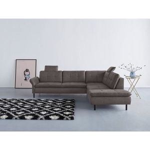 INOSIGN Ecksofa »Birkholm L-Form«, Armlehnverstellung, auch in Easy Clean Bezug - mit Wasser zu reinigen