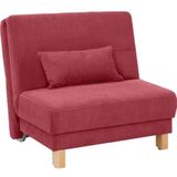 Home affaire Schlafsofa "Gina", vom Sofa zum Bett mit einem Handgriff, in 4 Breiten, Nierenkissen
