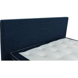 INOSIGN Boxspringbett "Zahara", inkl. Topper, besonderes Highlight: aufgenähten Jeanstaschen - Optik