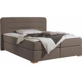 Home affaire Boxspringbett "Manchester", 5 Breiten, 3 Ausführungen, 2 Härtegraden, Topper, Steppung