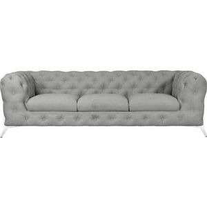 Leonique Chesterfield-Sofa »Amaury«, aufwändige Knopfheftung, moderne Chesterfield Optik, Fußfarbe wählbar