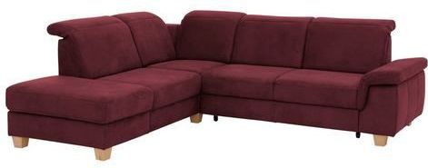 Home affaire Ecksofa "Dalia L-Form", mit Federkernpolsterung, wahlweise mit Bettfunktion, Bettkasten