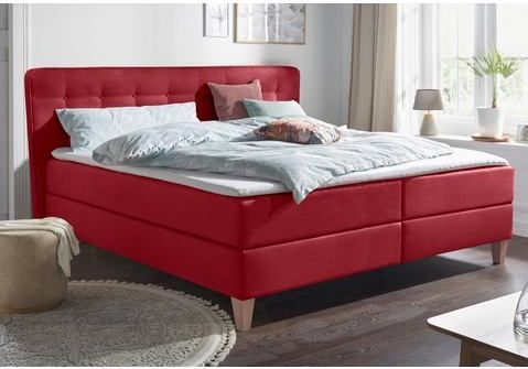 Home affaire Boxspringbett "Ascola", incl. Topper, 5, Breiten, 3 Ausführungen, 2 Härtegrade
