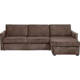 Places of Style Schlafsofa "GOLDPOINT Ecksofa 264 cm, Liegefläche (140/200cm), L-Form,", Bettfunktion, Bonell-Federkernmatratze und Dauerschläfer-Funktion