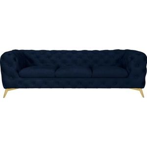 Leonique Chesterfield-bank Glynis luxueuze capitonnage, moderne chesterfield look, kleur van de poten ter keuze