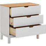 Home affaire Kommode »Post«, aus massivem Kiefernholz, mit Stauraummöglichkeiten, Breite 76 cm