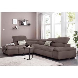 Home affaire Ecksofa Alberto L-Form, mit Kopfteilverstellung, wahlweise mit Bettfunktion