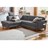 Home affaire Ecksofa »Earl L-Form«, wahlweise auch mit Bettfunktion oder Bettfunktion mit Bettkasten