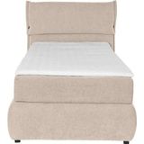 andas Boxspringbett "Jenson", in 4 Farben, 4 Breiten, 3 Matratzenarten in 2 Härtegraden, Topper