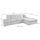 INOSIGN Ecksofa L-Form, wahlweise mit Armlehn- und Bettfunktion