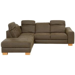 Home affaire Ecksofa »Dundee L-Form«, wahlweise mit Kopfteilverstellung und zusätzlich mit Bettfunktion