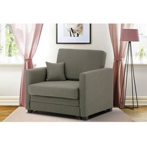 Home affaire Fauteuil MEXICO met uittrekbare slaapfunctie, bxdxh: 98x83x87 cm